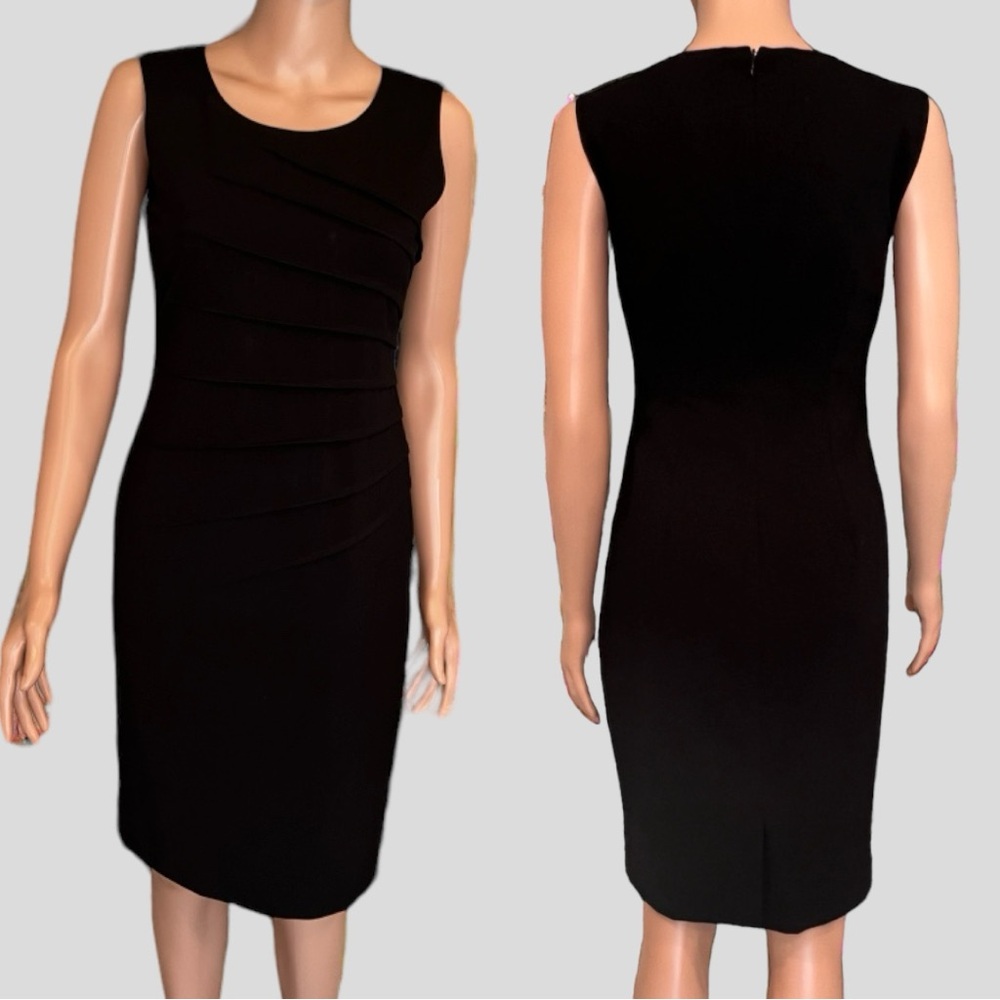 Calvin Klein black sheath dress size 2